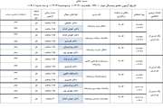 زمان بندی آزمون جامع دکتری دانشکده مهندسی شیمی، نفت و گاز